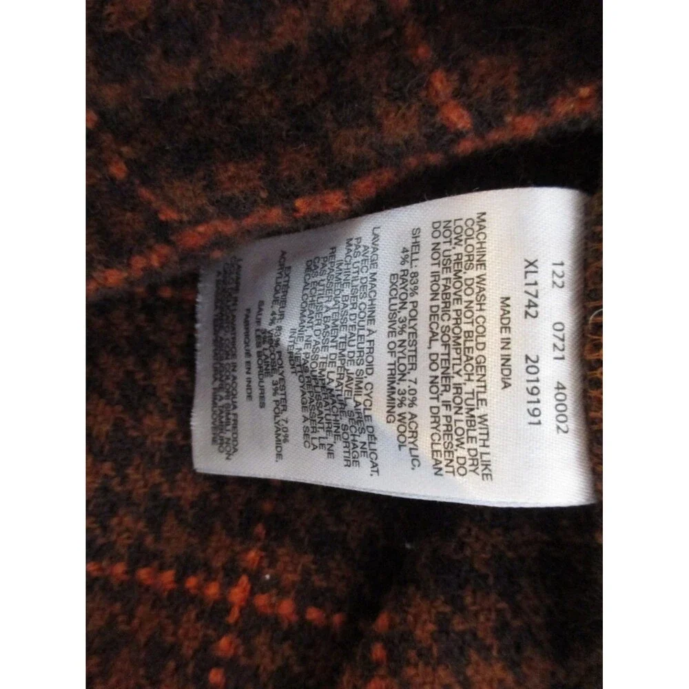 Columbia Women's Jacket Size M Brown Plaid Long Sleeve Button Up